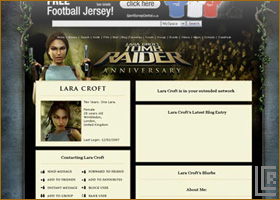   MySpace  Tomb Raider: Annversary
